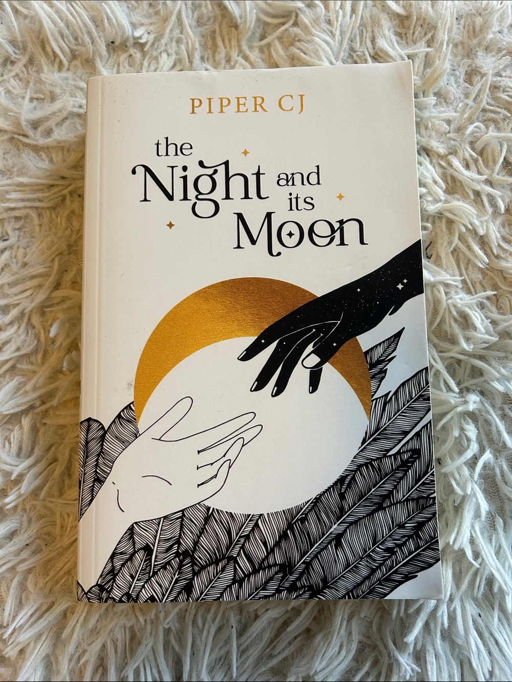 White & Gold "The Night and Its Moon" by Piper CJ